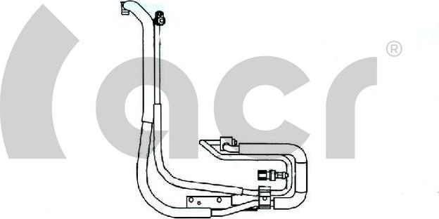 ACR 119296 - Трубопровод высокого / низкого давления, кондиционер autosila-amz.com