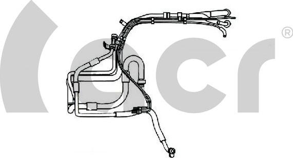 ACR 119291 - Трубопровод высокого / низкого давления, кондиционер autosila-amz.com