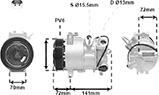 ACR 134649 - Компрессор кондиционера autosila-amz.com