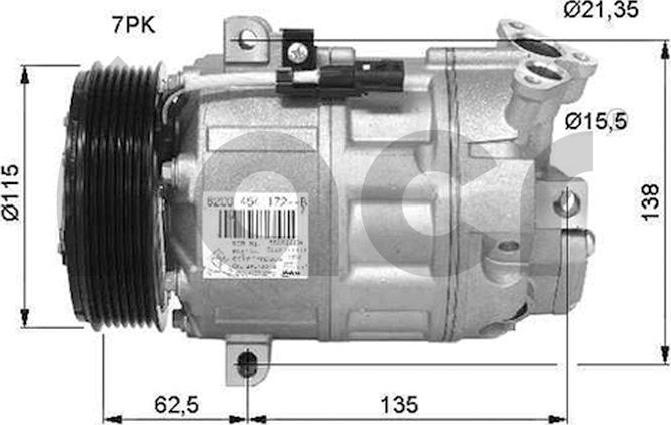 ACR 132914 - Компрессор кондиционера autosila-amz.com