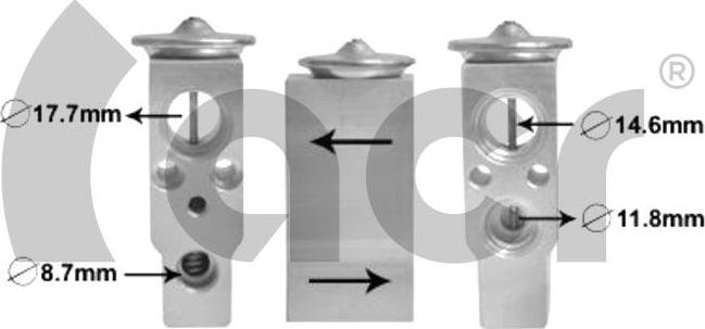 ACR 121415 - Расширительный клапан, кондиционер autosila-amz.com