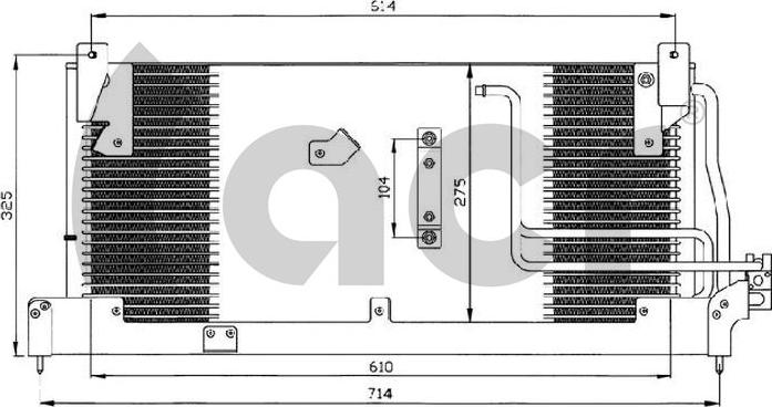 ACR 300569 - Конденсатор кондиционера autosila-amz.com