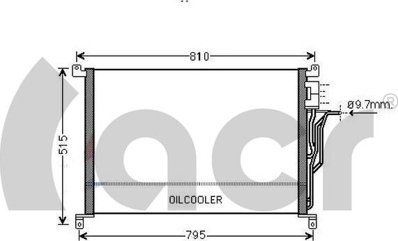 ACR 300637 - Конденсатор кондиционера autosila-amz.com