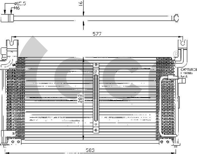 ACR 300342 - Конденсатор кондиционера autosila-amz.com