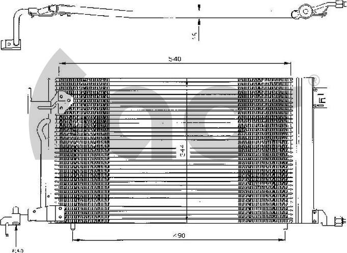 ACR 300336 - Конденсатор кондиционера autosila-amz.com