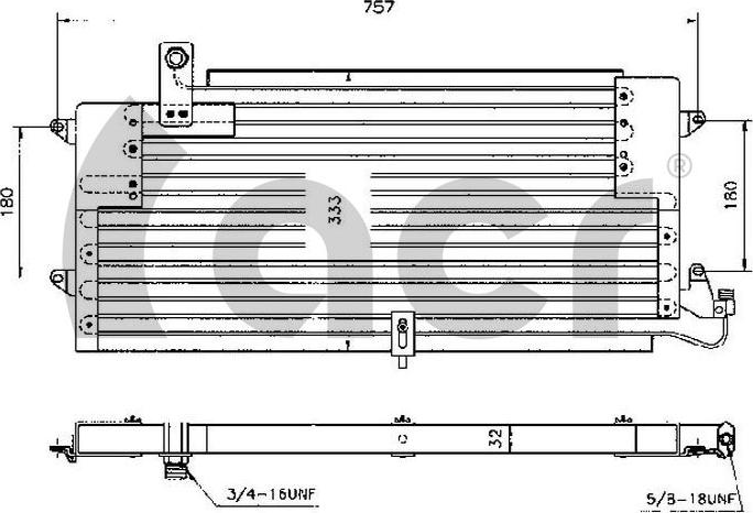 ACR 300251 - Конденсатор кондиционера autosila-amz.com