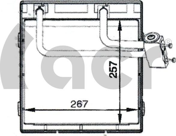 ACR 310042 - Испаритель, кондиционер autosila-amz.com