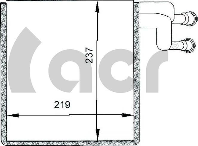 ACR 310032 - Испаритель, кондиционер autosila-amz.com