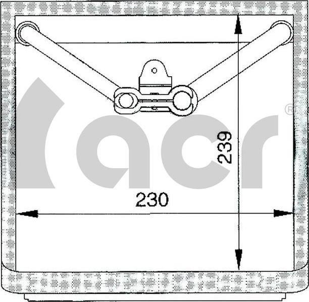 ACR 310024 - Испаритель, кондиционер autosila-amz.com