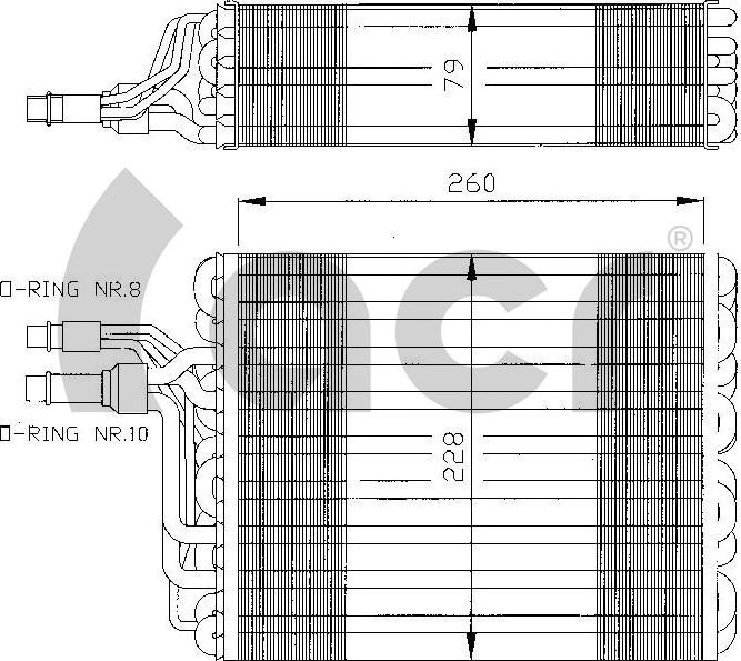 ACR 310143 - Испаритель, кондиционер autosila-amz.com