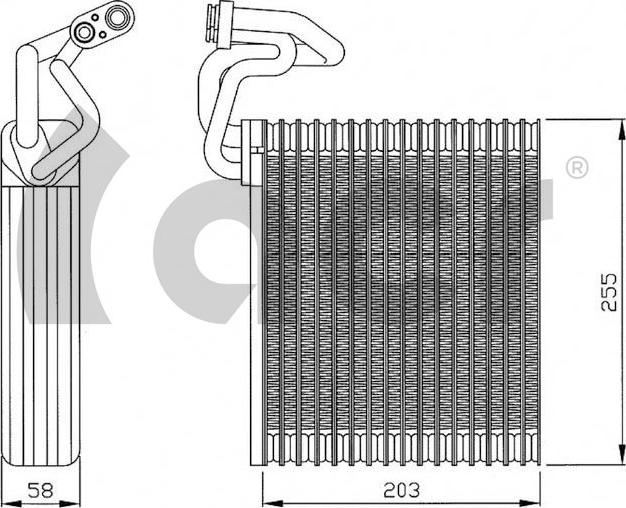 ACR 310167 - Испаритель, кондиционер autosila-amz.com