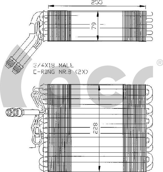 ACR 310111 - Испаритель, кондиционер autosila-amz.com