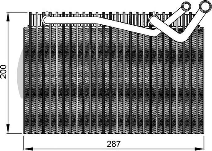 ACR 310180 - Испаритель, кондиционер autosila-amz.com