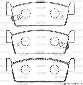 BOSCH 0 986 AB2 230 - Тормозные колодки, дисковые, комплект autosila-amz.com