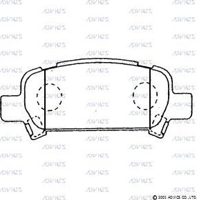 Havam HP 7237T - Тормозные колодки, дисковые, комплект autosila-amz.com