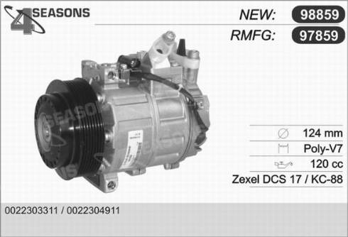 AHE 98859 - Компрессор кондиционера autosila-amz.com