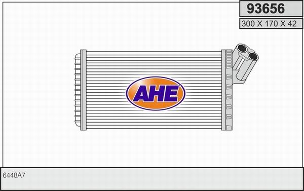 AHE 93656 - Теплообменник, отопление салона autosila-amz.com