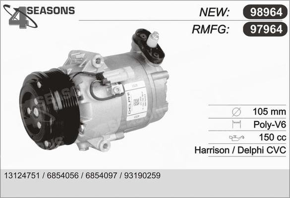 AHE 97964 - Компрессор кондиционера autosila-amz.com