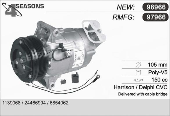 AHE 97966 - Компрессор кондиционера autosila-amz.com