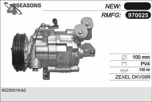 AHE 970025 - Компрессор кондиционера autosila-amz.com