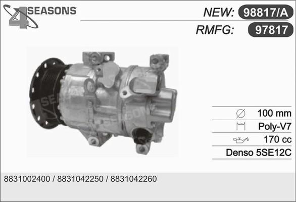 AHE 97817 - Компрессор кондиционера autosila-amz.com