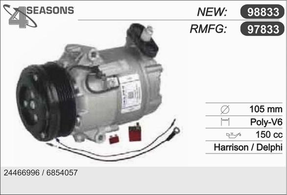 AHE 97833 - Компрессор кондиционера autosila-amz.com