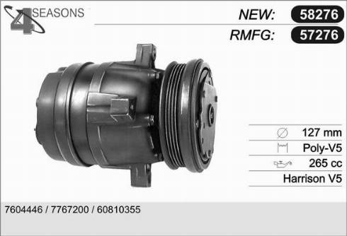 AHE 57276 - Компрессор кондиционера autosila-amz.com