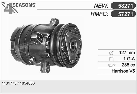 AHE 57271 - Компрессор кондиционера autosila-amz.com