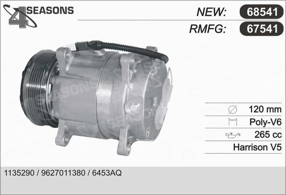 AHE 67541 - Компрессор кондиционера autosila-amz.com