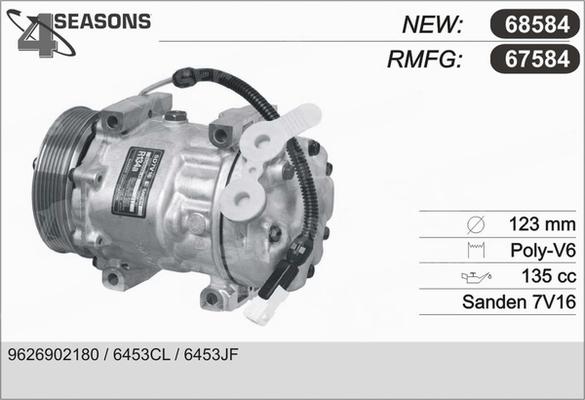 AHE 67584 - Компрессор кондиционера autosila-amz.com