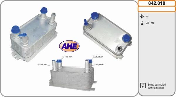 AHE 842.010 - Масляный радиатор, двигательное масло autosila-amz.com