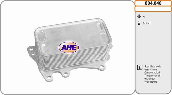 AHE 804.040 - Масляный радиатор, двигательное масло autosila-amz.com