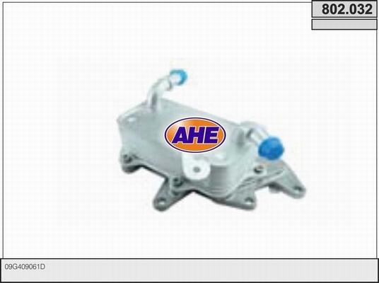 AHE 802.032 - Масляный радиатор, двигательное масло autosila-amz.com