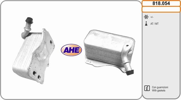 AHE 818.054 - Масляный радиатор, двигательное масло autosila-amz.com