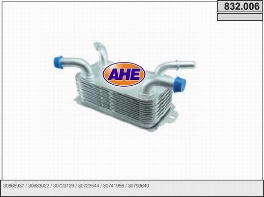 AHE 832.006 - Масляный радиатор, двигательное масло autosila-amz.com
