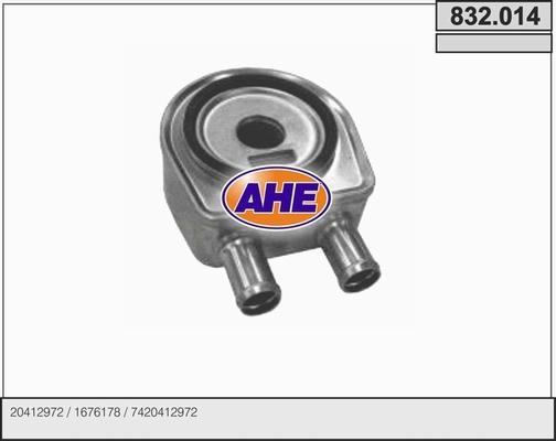 AHE 832.014 - Масляный радиатор, двигательное масло autosila-amz.com