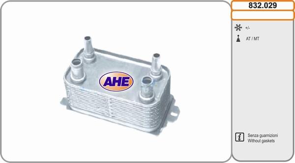 AHE 832.029 - Масляный радиатор, двигательное масло autosila-amz.com