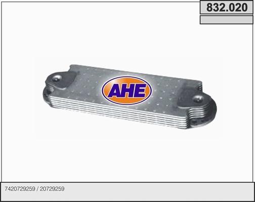AHE 832.020 - Масляный радиатор, двигательное масло autosila-amz.com