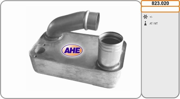 AHE 823.020 - Масляный радиатор, двигательное масло autosila-amz.com