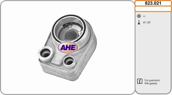 AHE 823.021 - Масляный радиатор, двигательное масло autosila-amz.com
