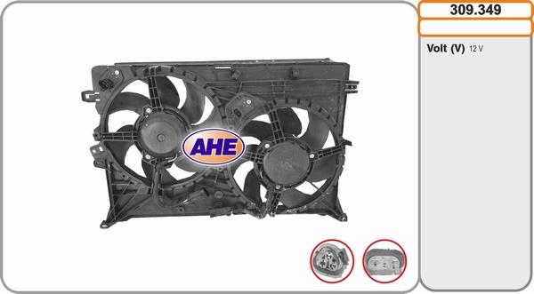 AHE 309.349 - Вентилятор, охлаждение двигателя autosila-amz.com