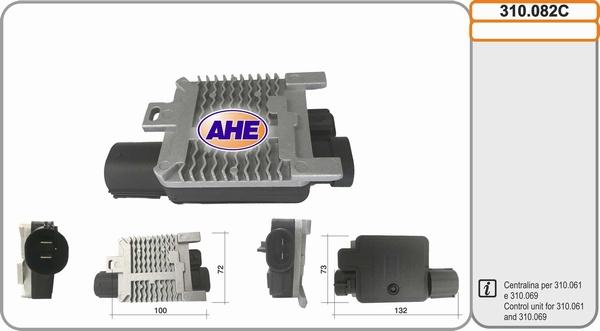 AHE 310.082C - Вентилятор, охлаждение двигателя autosila-amz.com