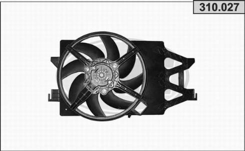 AHE 310.027 - Вентилятор, охлаждение двигателя autosila-amz.com