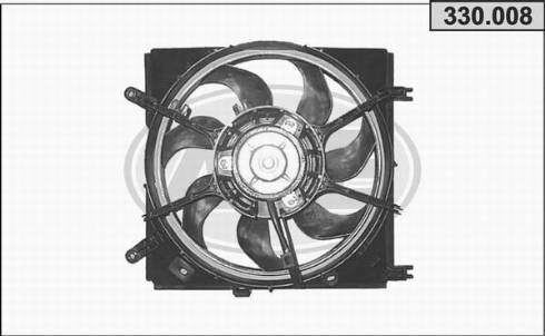 AHE 330.008 - Вентилятор, охлаждение двигателя autosila-amz.com