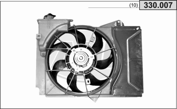 AHE 330.007 - Вентилятор, охлаждение двигателя autosila-amz.com
