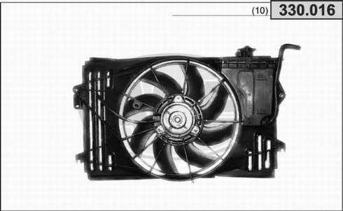 AHE 330.016 - Вентилятор, охлаждение двигателя autosila-amz.com