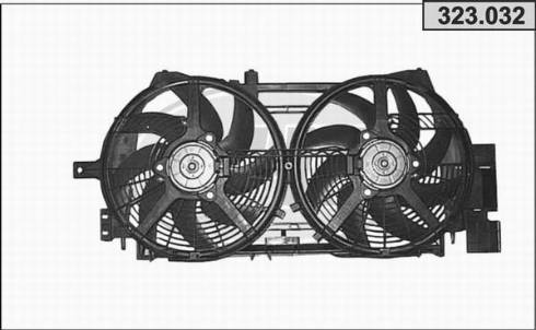 AHE 323.032 - Вентилятор, охлаждение двигателя autosila-amz.com