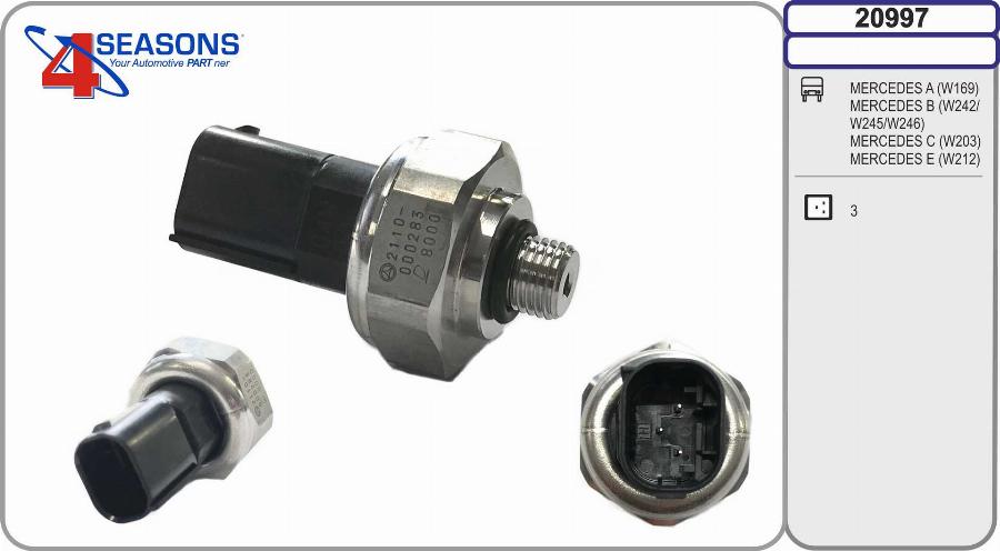 AHE 20997 - Пневматический выключатель, кондиционер autosila-amz.com