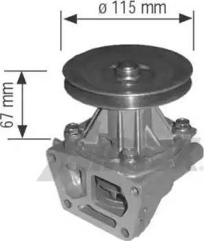 Airtex 1288 - Водяной насос autosila-amz.com