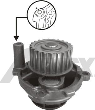 Airtex 1703 - Водяной насос autosila-amz.com